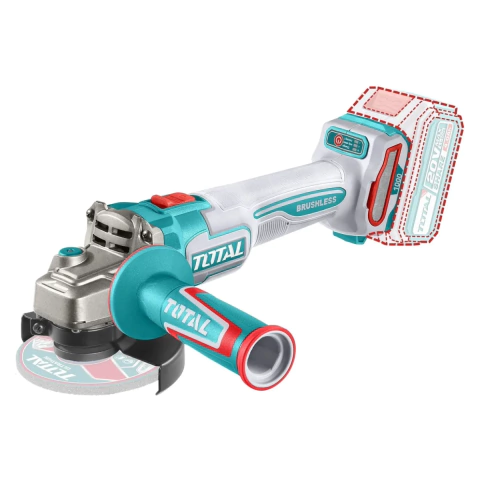 Amoladora Angular Brushless 20v 115mm 9000rpm Total TAGLI27153