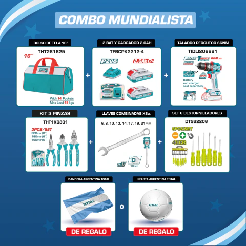 COMBO MUNDIALISTA - TALADRO