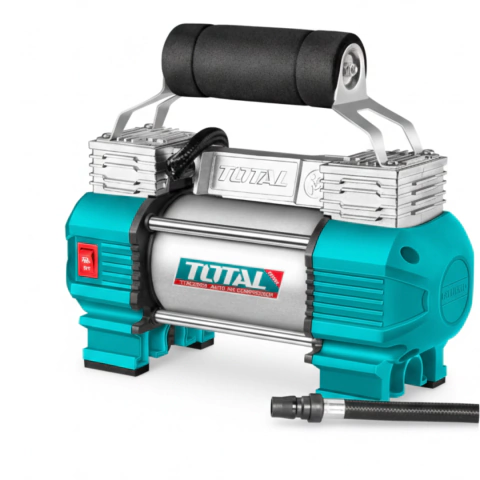 Compresor Inflador 12V Total Tools 45L/min Doble Pistón TTAC2506
