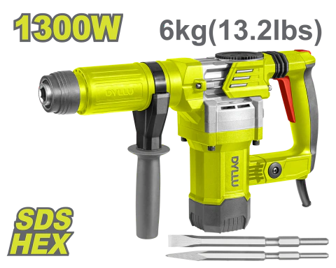 MARTILLO DEMOLEDOR 1300W 15J | DTDB1D45-4