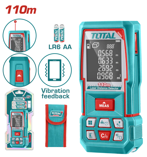 MEDIDOR LASER DE DISTANCIA 110M | TMT510369