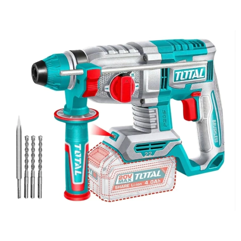 Rotomartillo SDS PLUS 20V BL 22mm INDUSTRIAL TOTAL TRHLI21228