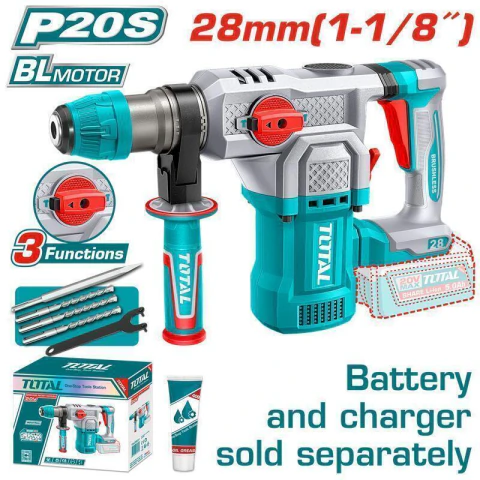 Rotomartillo SDS PLUS 20V BL 28mm TOTAL TRHLI20286